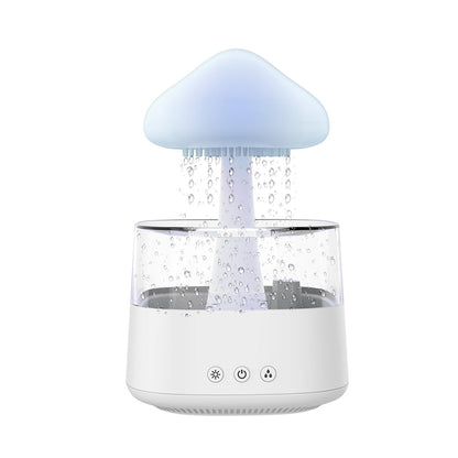 Rain Cloud Aroma Diffuser white with LED night light active