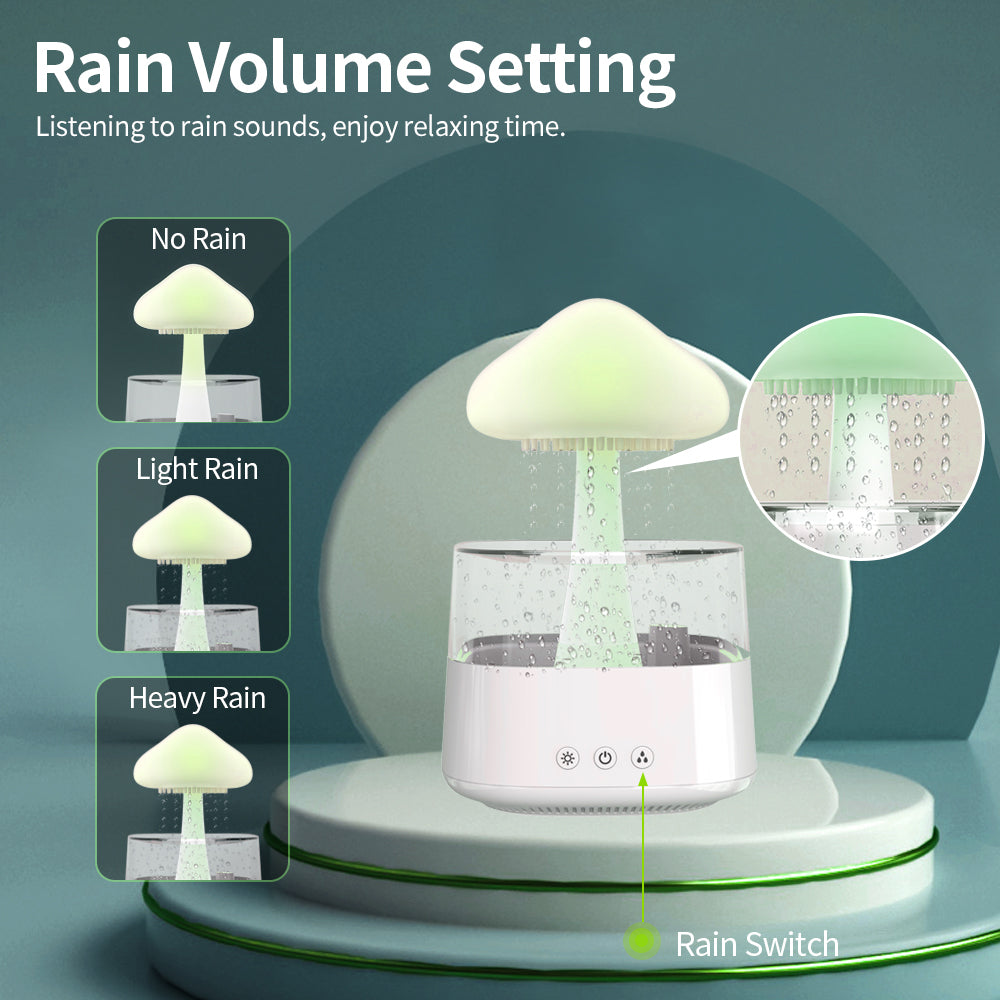 Rain Cloud Diffuser bedroom lifestyle shot